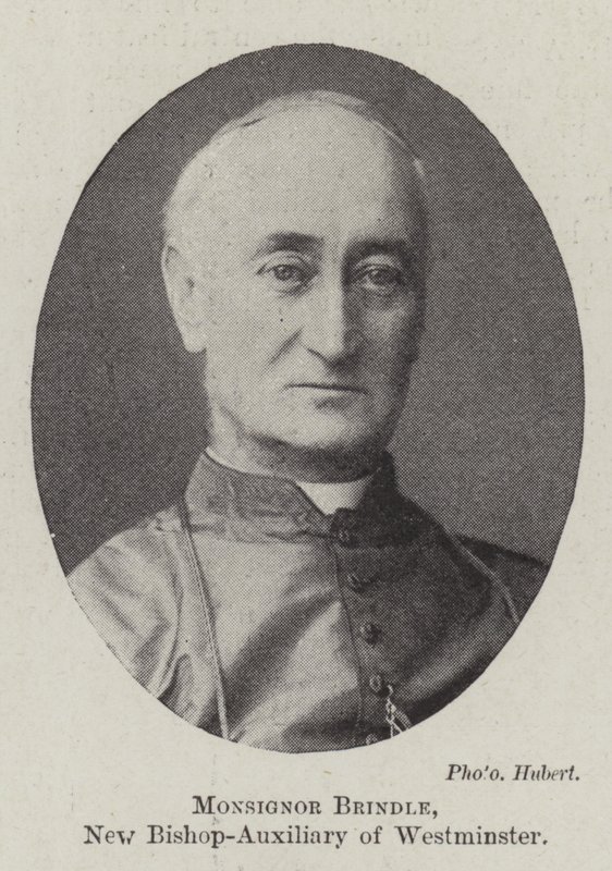 Monsignor Brindle, New Bishop-Auxiliary of Westminster af English Photographer