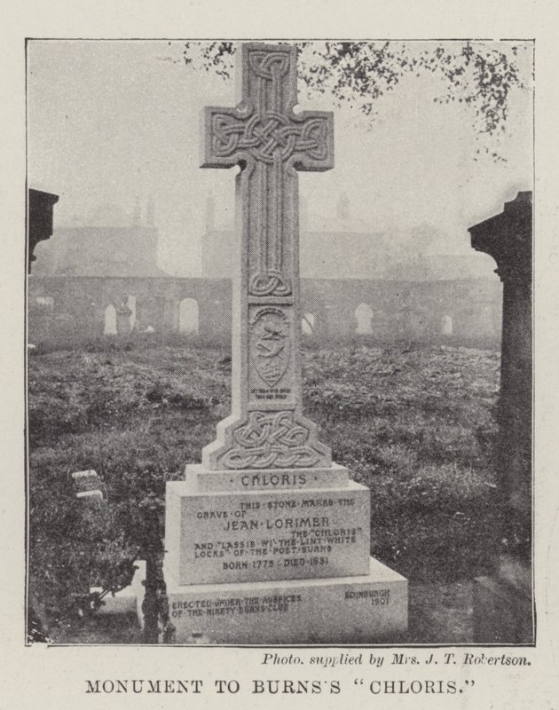 Monument til Burnss Chloris af English Photographer