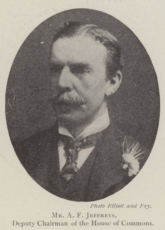 A F Jeffreys, næstformand for Underhuset af English Photographer