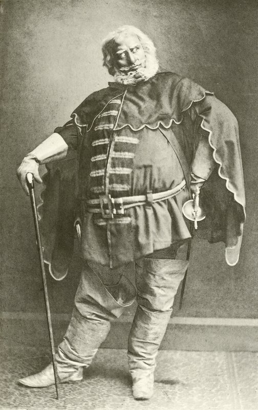 Mr Beerbohm Tree som Falstaff (dybtryk) af English Photographer