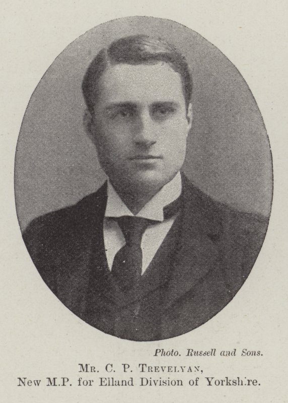 CP Trevelyan, nyt parlamentsmedlem for Elland Division of Yorkshire af English Photographer