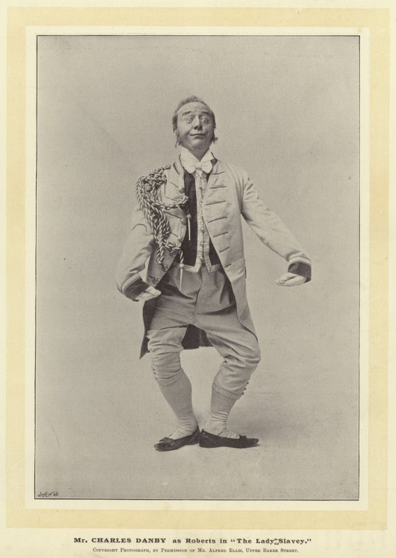 Charles Danby som Roberts i The Lady Slavey af English Photographer