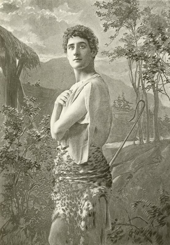 Mr Fuller Mellish som Florizel (dybtryk) af English Photographer