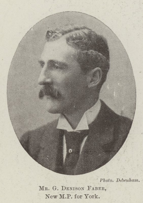 G. Denison Faber, nyt parlamentsmedlem for York af English Photographer