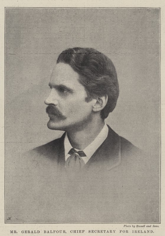 Gerald Balfour, chefsekretær for Irland af English Photographer