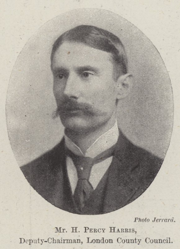 H Percy Harris, næstformand, London County Council af English Photographer