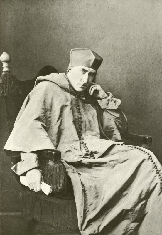 Mr Henry Irving som kardinal Wolsey (gravure) af English Photographer