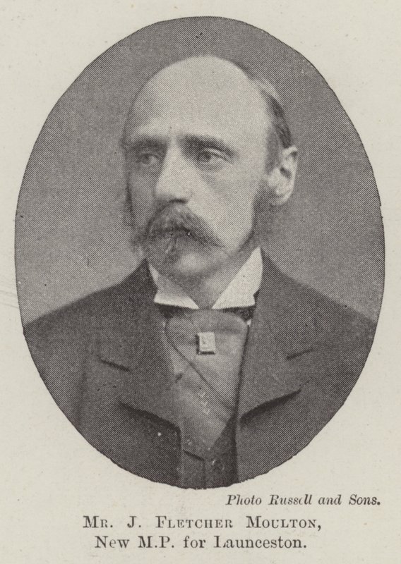 Mr. J Fletcher Moulton, nyt parlamentsmedlem for Launceston af English Photographer