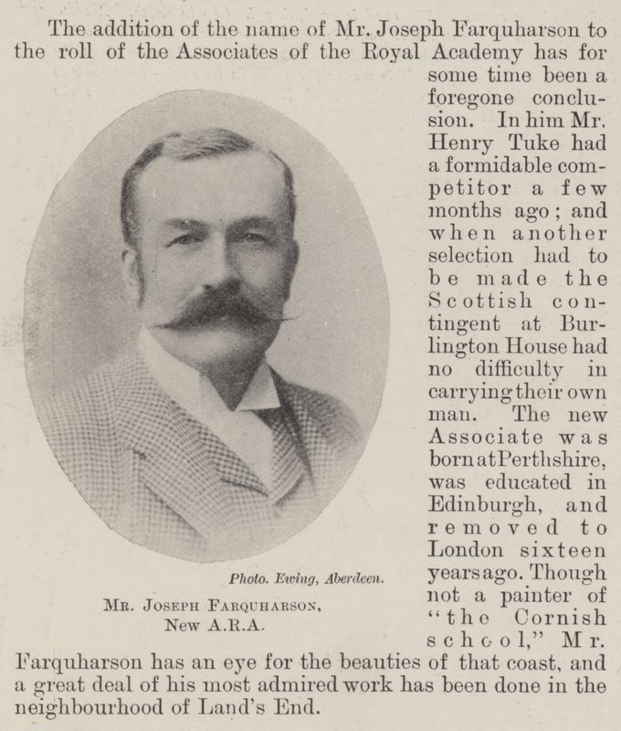 Joseph Farquharson, New ARA af English Photographer