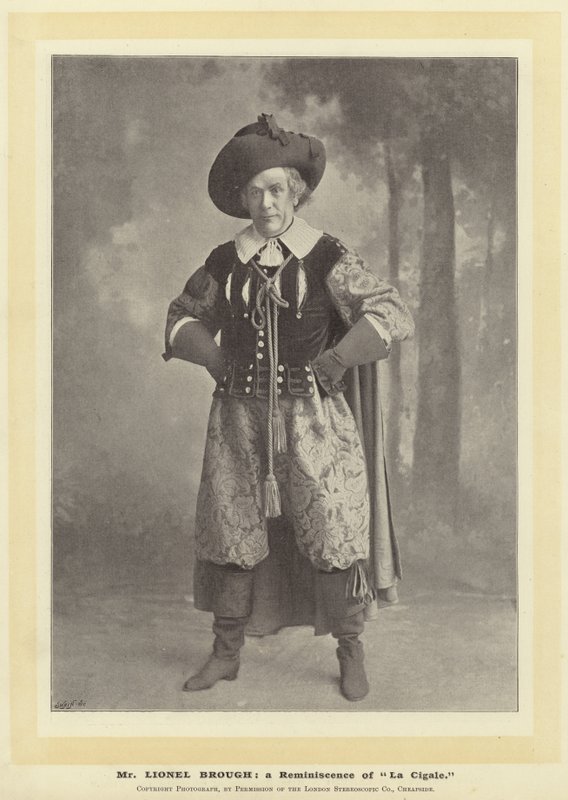 Mr Lionel Brough: En reminiscens af La Cigale af English Photographer