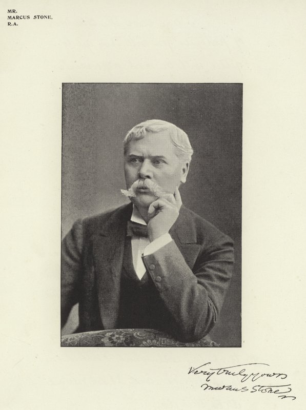 Mr Marcus Stone, RA af English Photographer