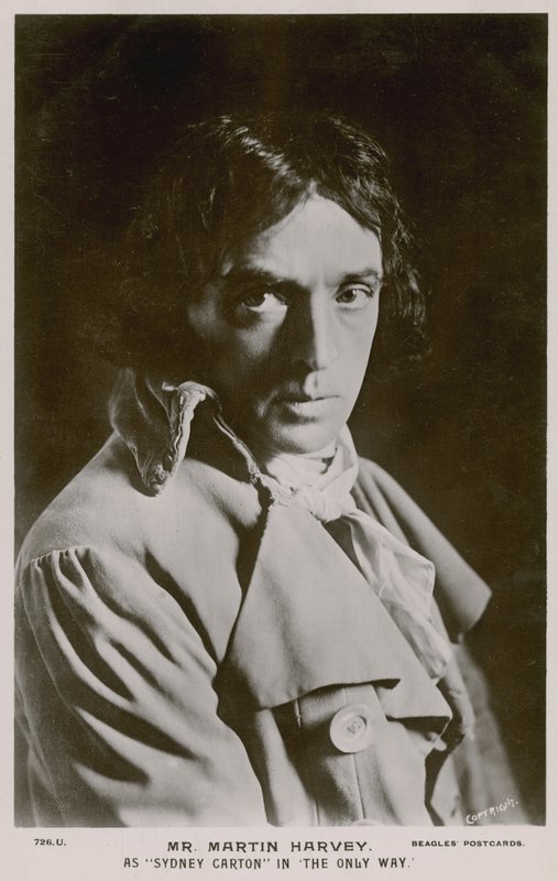 Mr Martin Harvey, som Sydney Carton i The Only Way af English Photographer