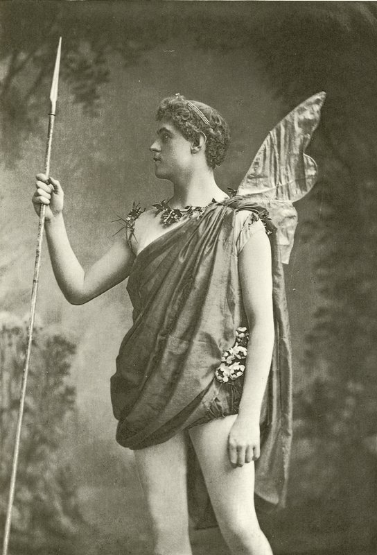 Otto Stuart som Oberon (dybtryk) af English Photographer