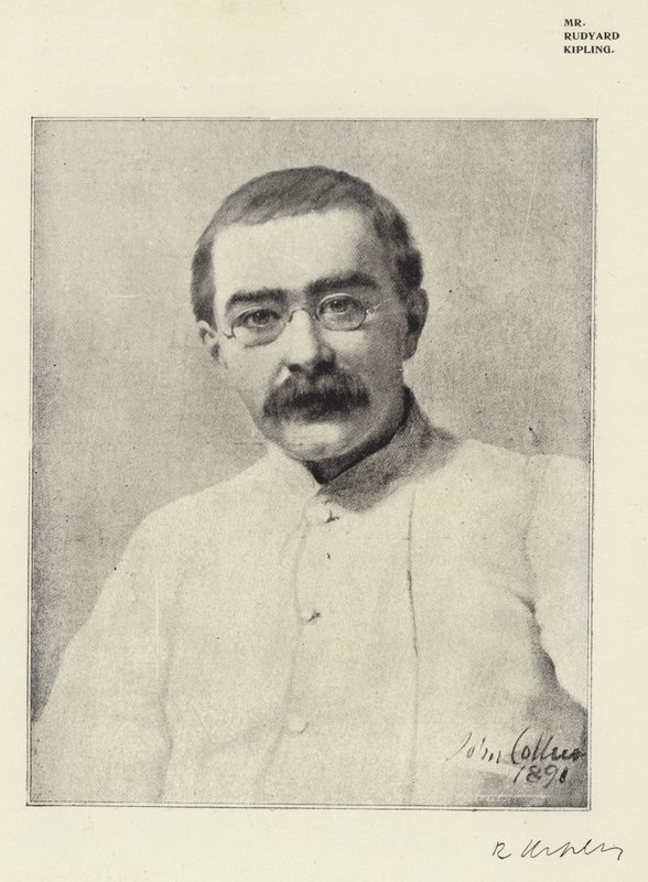 Hr. Rudyard Kipling af English Photographer