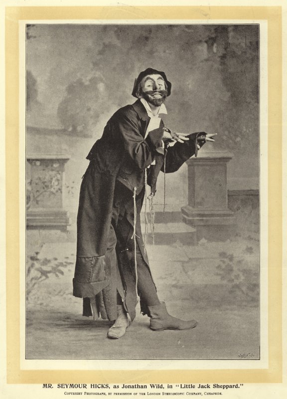 Mr Seymour Hicks, som Jonathan Wild, i Little Jack Sheppard af English Photographer