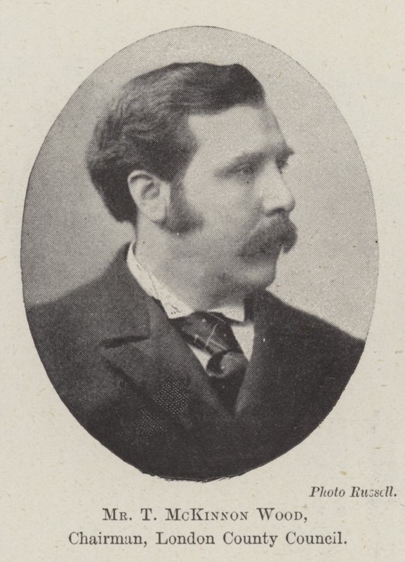 T McKinnon Wood, formand, London County Council af English Photographer