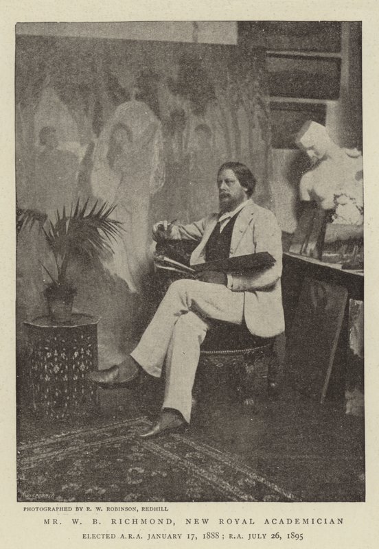 W. B. Richmond, ny kongelig akademiker af English Photographer