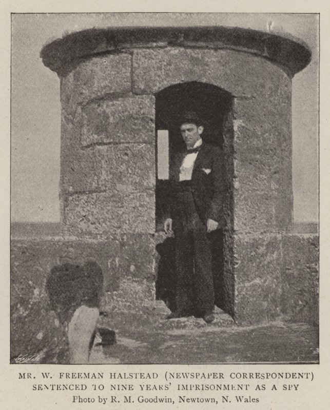 W Freeman Halstead (aviskorrespondent) idømt ni års fængsel som spion af English Photographer