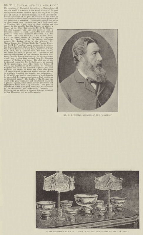 Mr W L Thomas og den grafiske af English Photographer