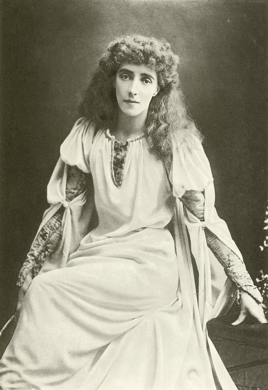 Mrs Beerbohm Tree som Ophelia (gravure) af English Photographer