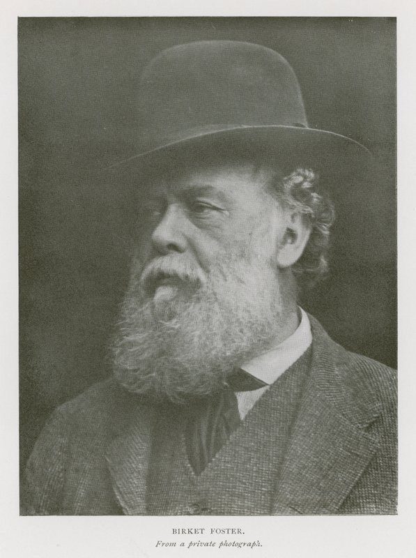 Myles Birket Foster, engelsk kunstner (s/h foto) af English Photographer