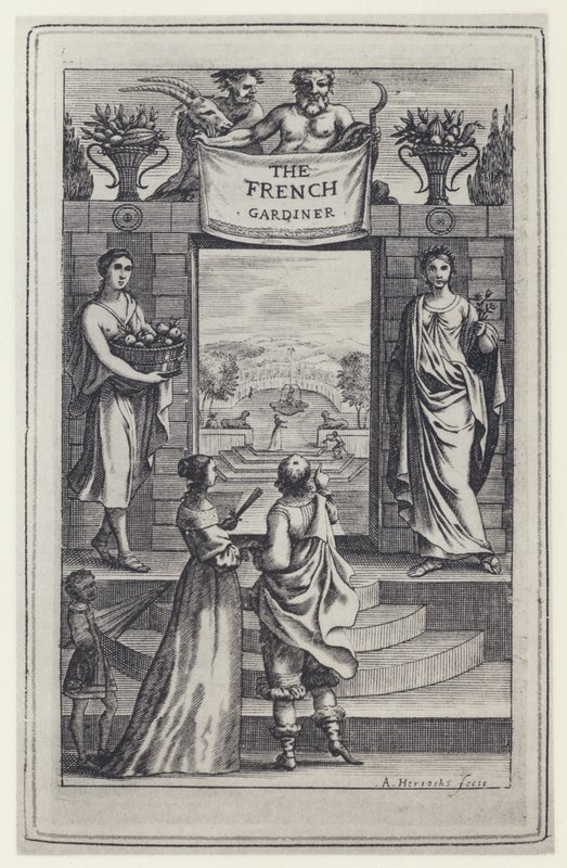 N de Bonnefons, The French Gardiner, Tr J Evelyn, J Crooke 1658 (s/h-foto) af English Photographer