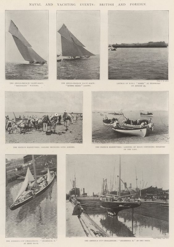 Flåde- og yachtbegivenheder, britiske og udenlandske af English Photographer