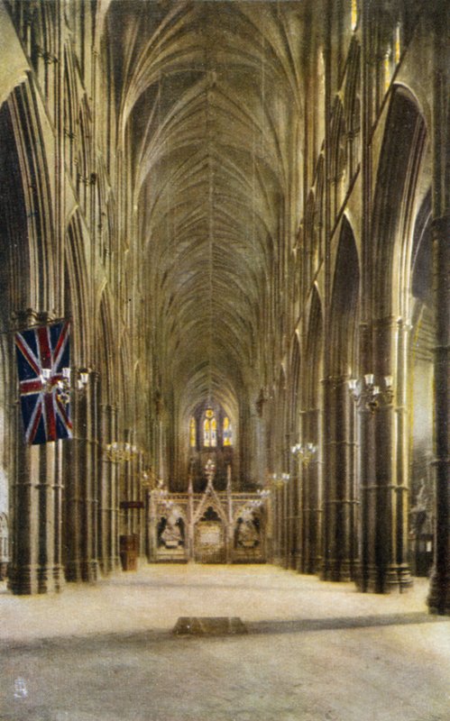 Nave and Tomb of the Unknown Warrior, Westminster Abbey, London Dani af English Photographer