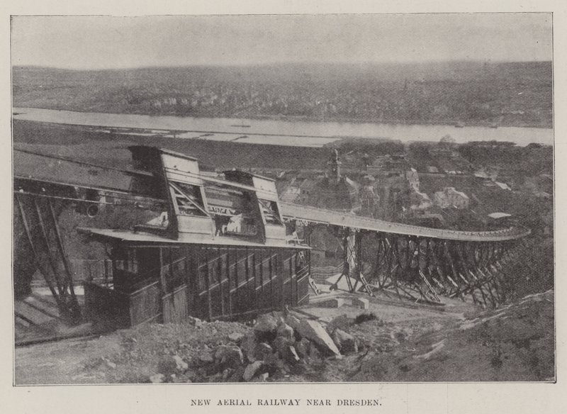 Ny Aerial Railway nær Dresden af English Photographer