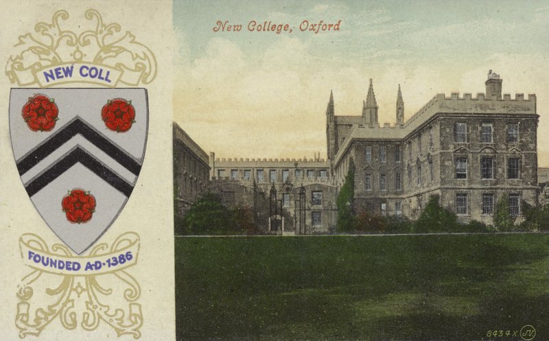 New College, Oxford (farvefoto) af English Photographer