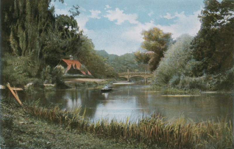 Nuneham Cottages af English Photographer