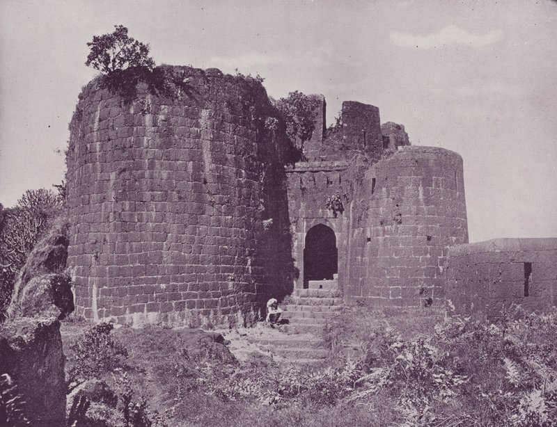 Gamle Fort, Purandhar af English Photographer