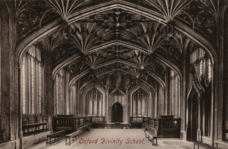 Oxford, Divinity School (s/h-billede) af English Photographer