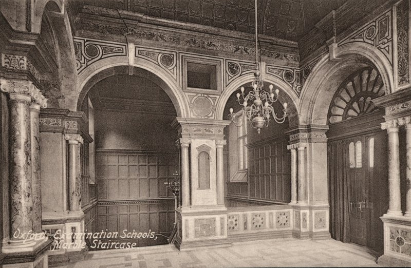 Oxford Examination Schools, Marble Staircase (s/h foto) af English Photographer