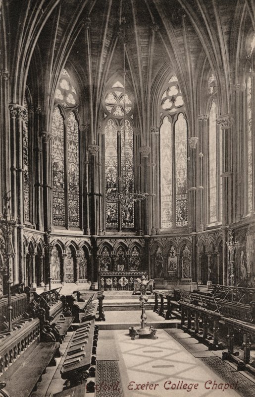 Oxford, Exeter College Chapel (s/h foto) af English Photographer