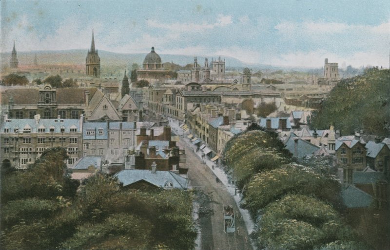 Oxford, General View af English Photographer