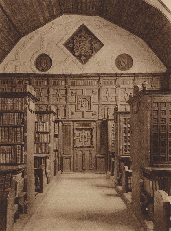 Oxford: Merton College, The Library, nordlige ende (s/h foto) af English Photographer
