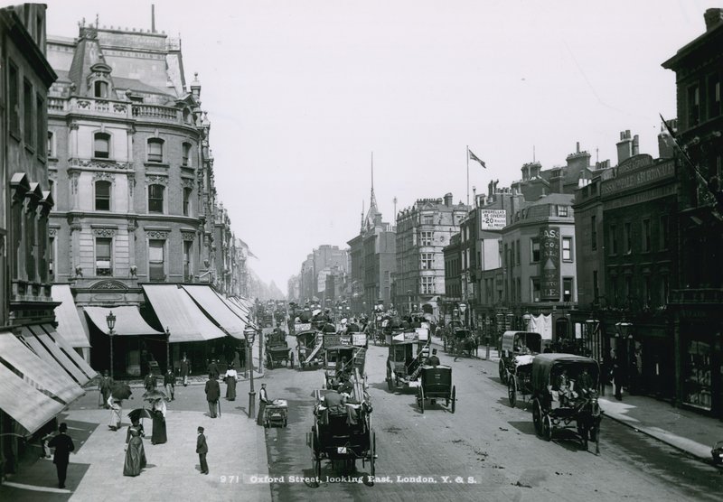 Oxford Street, London, mod øst af English Photographer