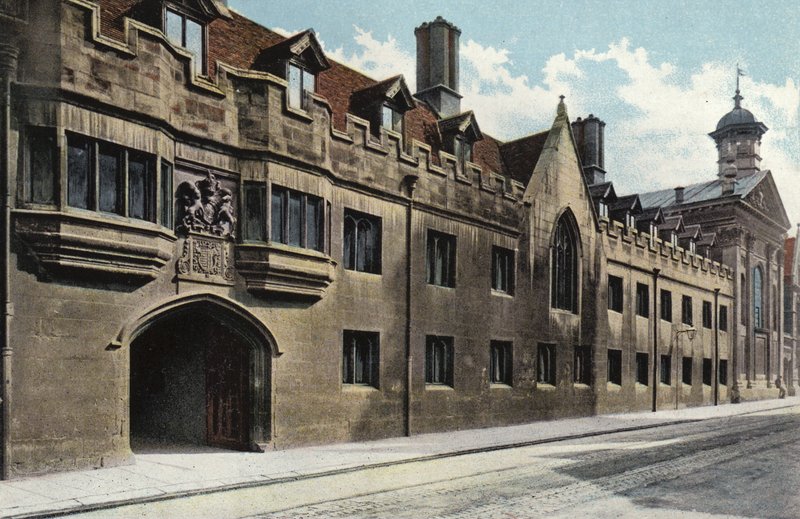 Pembroke College, gamle bygninger af English Photographer
