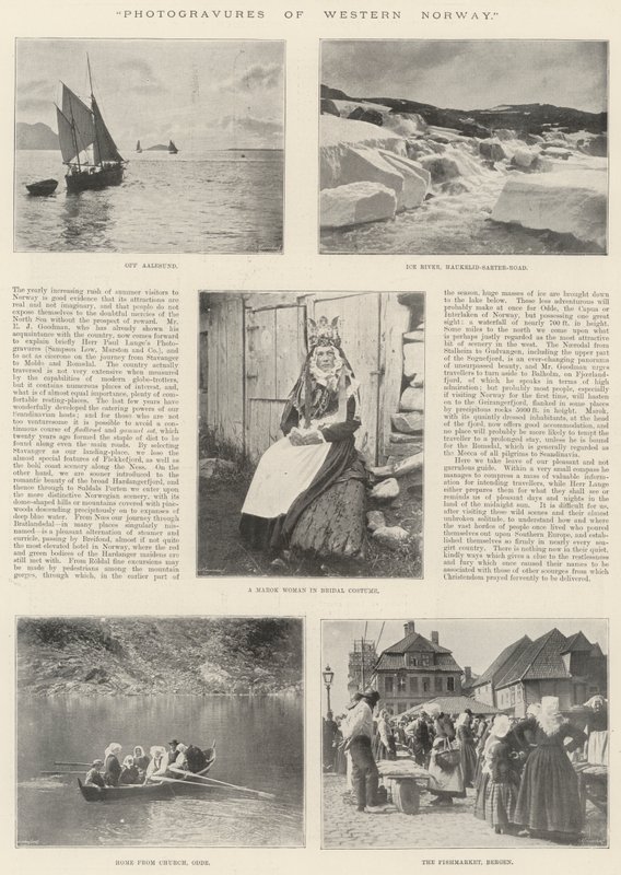 Fotogravure af Vestnorge af English Photographer