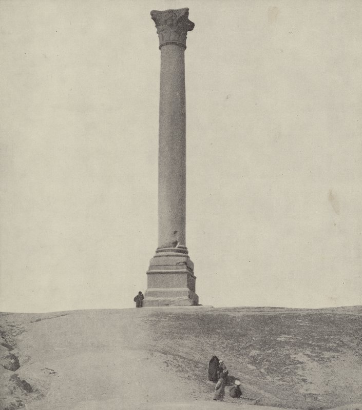 Pompeys søjle, rejst til ære for Diocletian af English Photographer