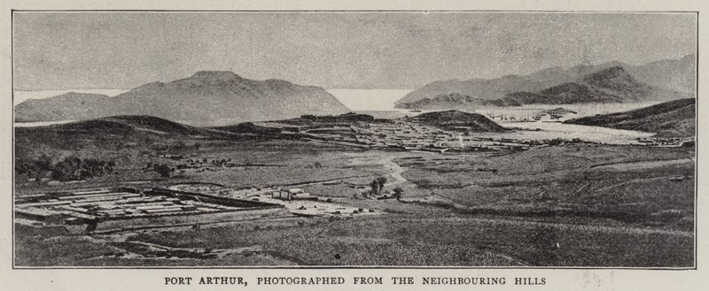 Port Arthur, fotograferet fra Neighboring Hills af English Photographer