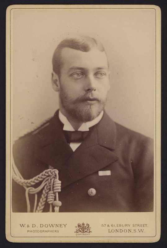 Portræt, George, Duke of York, Future King George V (s/h-foto) af English Photographer