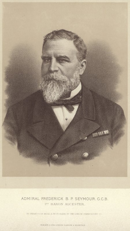 Portræt af admiral Frederick B. P. Seymour af English Photographer