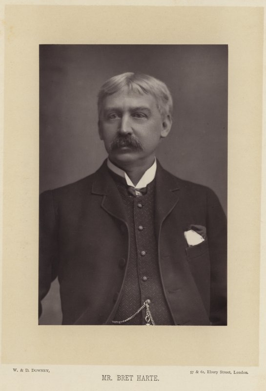 Portræt af Bret Harte af English Photographer