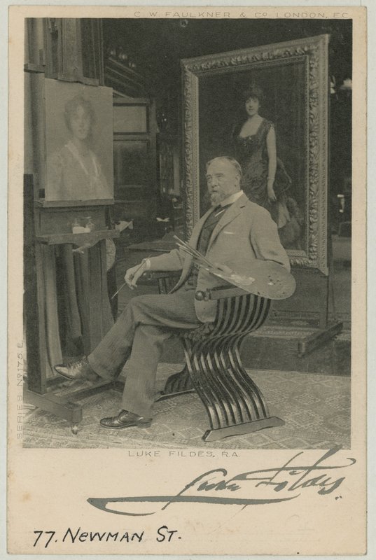 Portræt af Luke Fildes af English Photographer