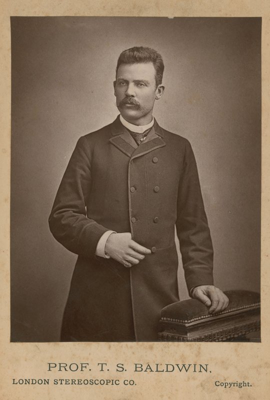 Portræt af professor Thomas Scott Baldwin af English Photographer