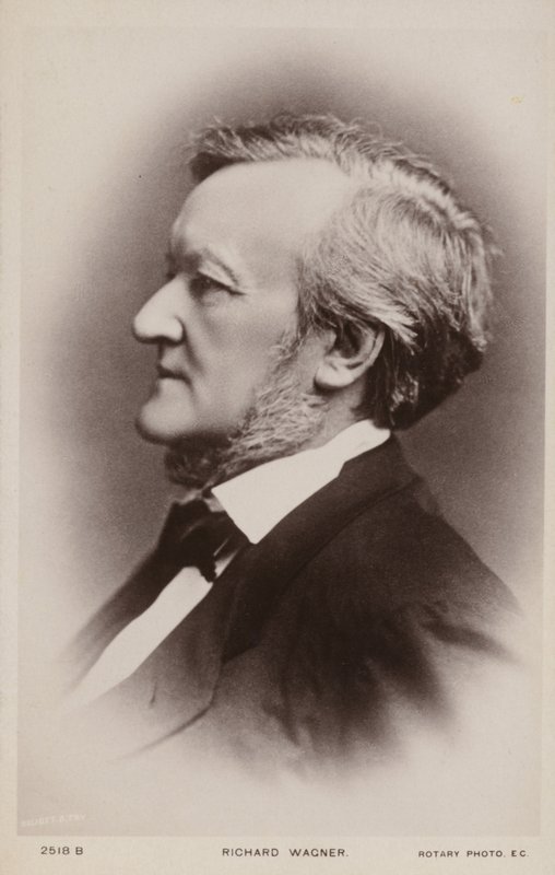 Portræt af Richard Wagner af English Photographer