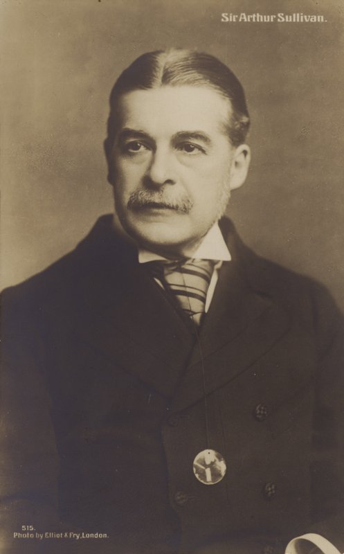 Portræt af Sir Arthur Sullivan af English Photographer