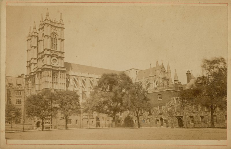 Postkort fra Westminster Abbey af English Photographer